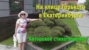 Стихотворение НА УЛИЦЕ ГОРЬКОГО В ЕКАТЕРИНБУРГЕ, Читает автор Светлана Авдеева.