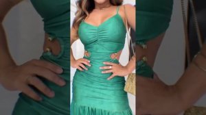 Vestido longo Duas argolas