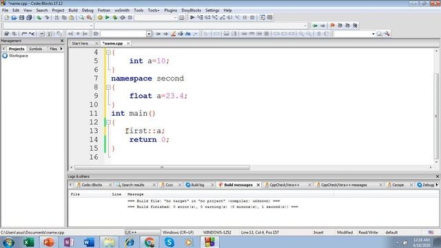 Topic 2 : namespace in C++|cpp programming
