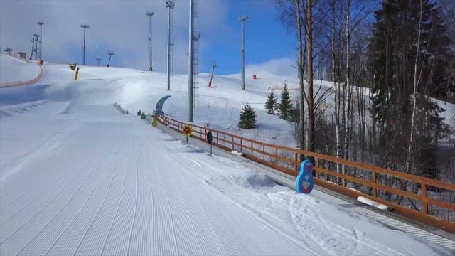 Новый склон! Горнолыжная школа «Охта Парк» смотреть онлайн