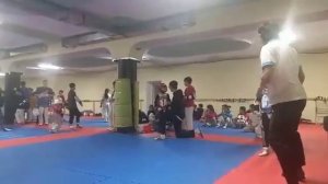 сборы Кз Орда Бериков Рамазан красный протектор. #sport #taekwondo #тхэквондо