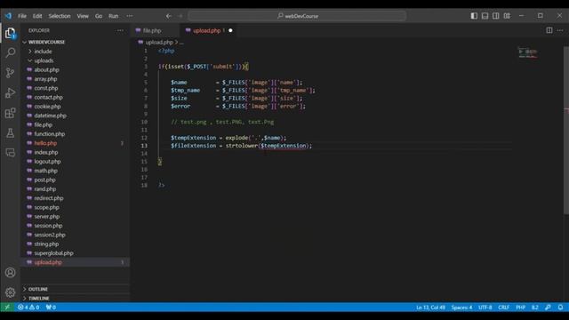 32 | File Upload System in PHP | PHP Project | PHP Tutorials|Web Development Series|The Code Colleg