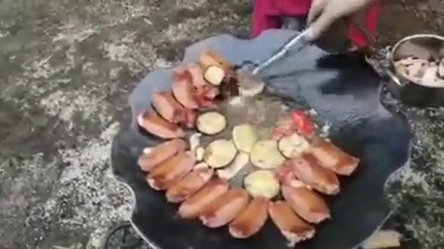 Готовим на садж. Перезалив. Садж в действии.