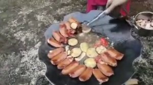 Готовим на садж. Перезалив. Садж в действии.