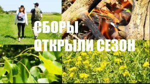 ОТКРЫЛИ СЕЗОН Вышли на СБОР ТРАВ ?? ПИКНИЧОК КОСТЁР ПРИРОДА