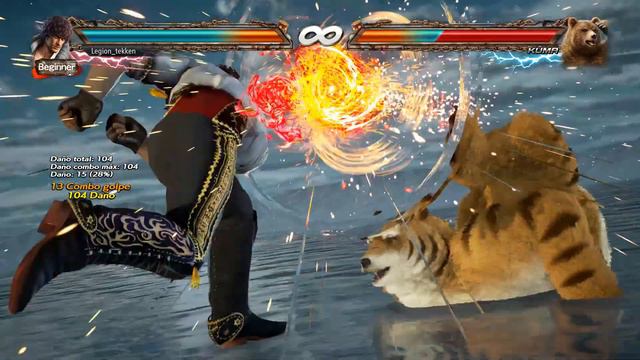 鉄拳7 Tekken 7 Miguel Max damage Combo (very easy) смотреть онлайн