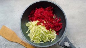 Кабачковая икра со свеклой