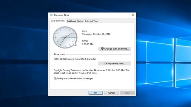 System time windows