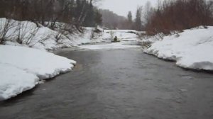 По малым рекам в межсезонье на СВП Дилин