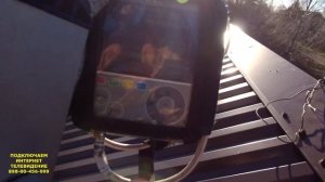 НАСТРОЙКА СПУТНИКОВОЙ АНТЕННЫ НА МАЧТЕ ОТ ОПЕРАТОРА ТРИКОЛОР ТВ