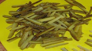 Салат с куриной печенью