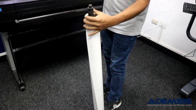 CARGA DE ROLLO A0 - A1 plotter Hp DesignJet T730 Ademsis смотреть онлайн