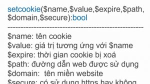 [PHP] Lý thuyết về Cookie