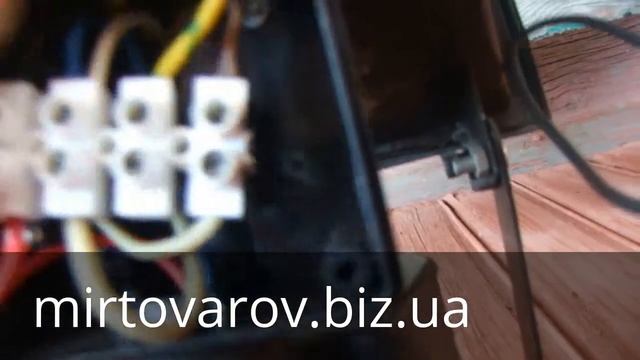 Как подсоединить лампу - проэктор с датчиком движения. смотреть онлайн