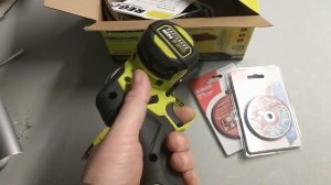 Обзор отрезной машинки RYOBI 18V.  Карманная "болгарка". Плюсы и минусы. Ryobi CutOff Tool 18V
