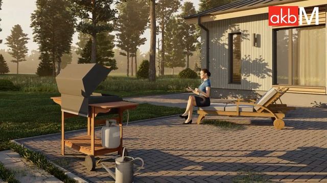 Белоостров. Одноэтажный дом в традиционном скандинавском стиле. смотреть онлайн