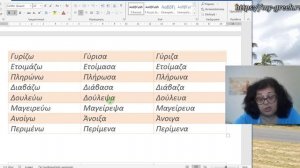 Греческий язык. Грамматика | Урок 42 | ДЛИТЕЛЬНОЕ ПРОШЛОЕ ВРЕМЯ ГЛАГОЛОВ А - ПАРАТАТИКОС