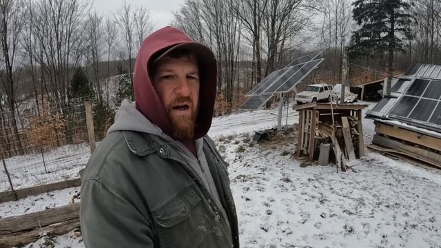 Winter Solar Isn't Working For Us at the Off Grid Cabin смотреть онлайн