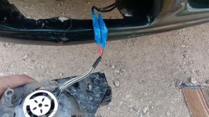 замена лампочки лэд в ПТФ, Нексия.