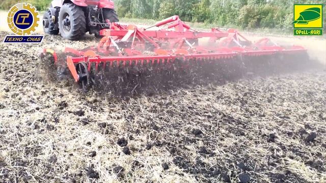 Обработка почвы посредством лущения PEGAS Opall-Agri смотреть онлайн