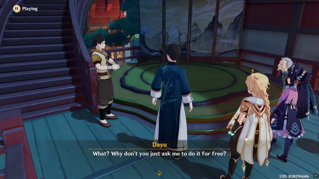 Give the planks to Dayu Genshin Impact (Pear Orchard Stage Yun-Han Style)