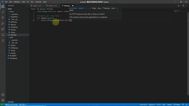 Path, Views, & Urls in Django || Django Tutorial - 2