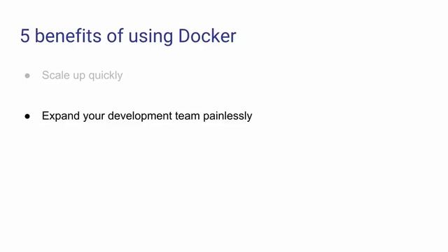 The Docker for DevOps course: From development to production : Benefits of using Docker смотреть онлайн