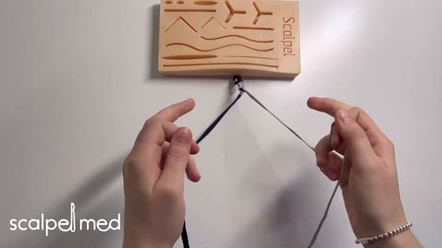 Урок №19. Техника вязания простого (женского) узла / Knitting technique of a simple (female) knot