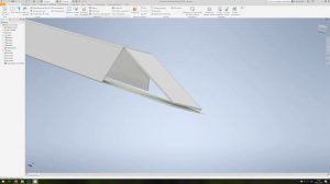 Пример работы с листовым металлом в autodesk inventor (без звука)