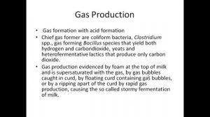 Microbial Spoilage of Milk and Milk products. Food Microbiology.