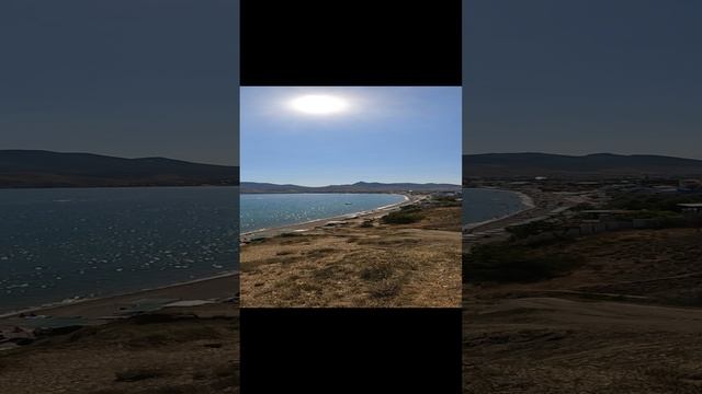 Крым Коктебель в конце пляжа
