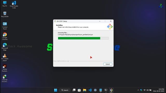 How to Download & Install Git With Configuration Setup for Windows смотреть онлайн