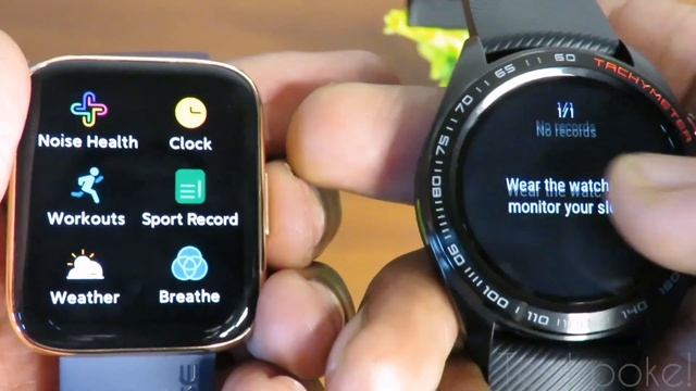 Colorfit Ultra 2 vs Honor watch magic? | Amoled display battle | accuracy | Gps | compass #techpoke смотреть онлайн