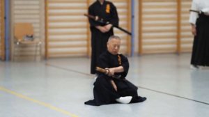 Ката Йокогумо. Чудэн. Sekiguchi Sensei 21 Soke MJER Iaijutsu. Yokogumo Chuden no bu.