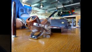 учусь курить трубку Peterson Belgique...как у Шерлока Холмса..