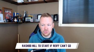 Rashod Hill to Start if Riley Reiff Can't Go For Vikings