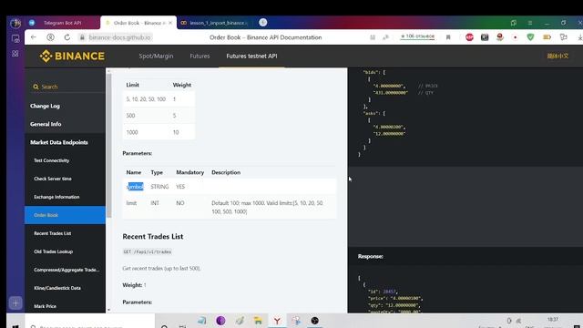 Python_1_Обращение к Binance через Requests#binance #api #python