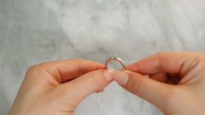 Кольцо с выращенным бриллиантом 1.080 ct