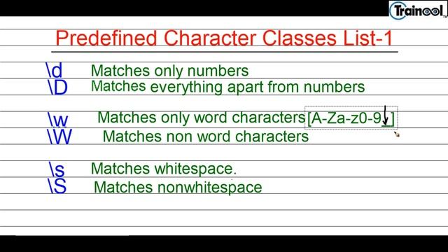 11.Master Regular Expressions - Predefined character classes List 1 - Part 1 смотреть онлайн