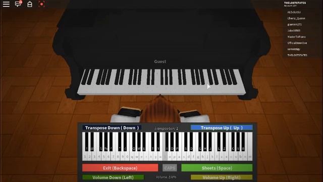 ROBLOX Virtual Piano "IN THE END'' By Linkin Park смотреть онлайн