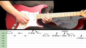 SHINE ON YOU CRAZY DIAMOND - Guitar lesson - Guitar solo (with tabs) - Pink Floyd