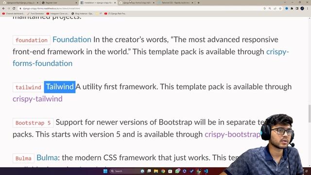 Django Crispy Forms with Tailwind Css