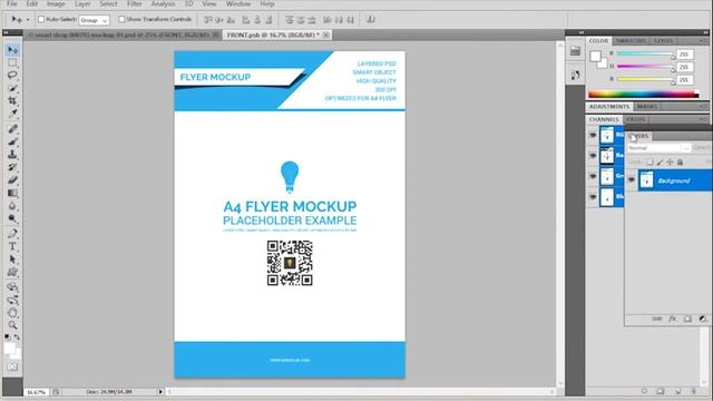 Flyer Mockup Help - Editing with Adobe Photoshop смотреть онлайн