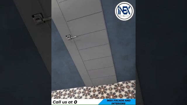 3 D - Visualization- Bathroom- Blue Theme 02