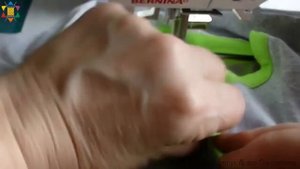 Обработка горловины с застёжкой