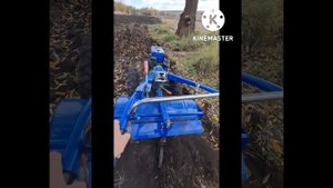 Фрезеровка участка под чеснок тяжёлым мотоблоком!