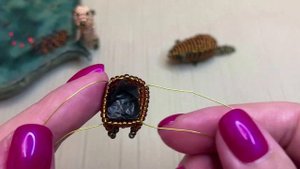 Бобёр из бисера, видео мастер-класс ВКонтакте