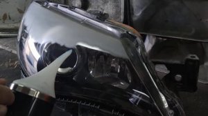 Химическая полировка фар Subaru Impreza