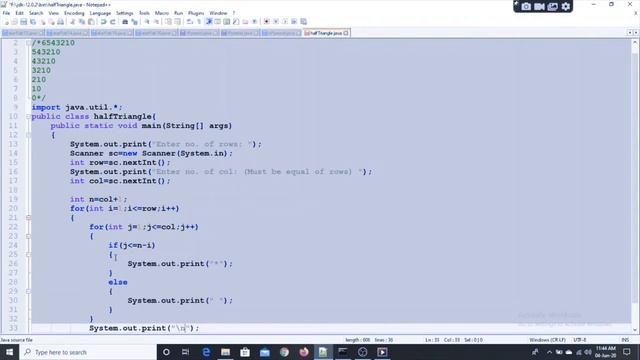 Star Pattern in Java #14 | Numeric Pattern смотреть онлайн
