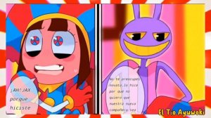 JAX consuela a POMNI !!🥰(Digital Circus) {fandub latino}